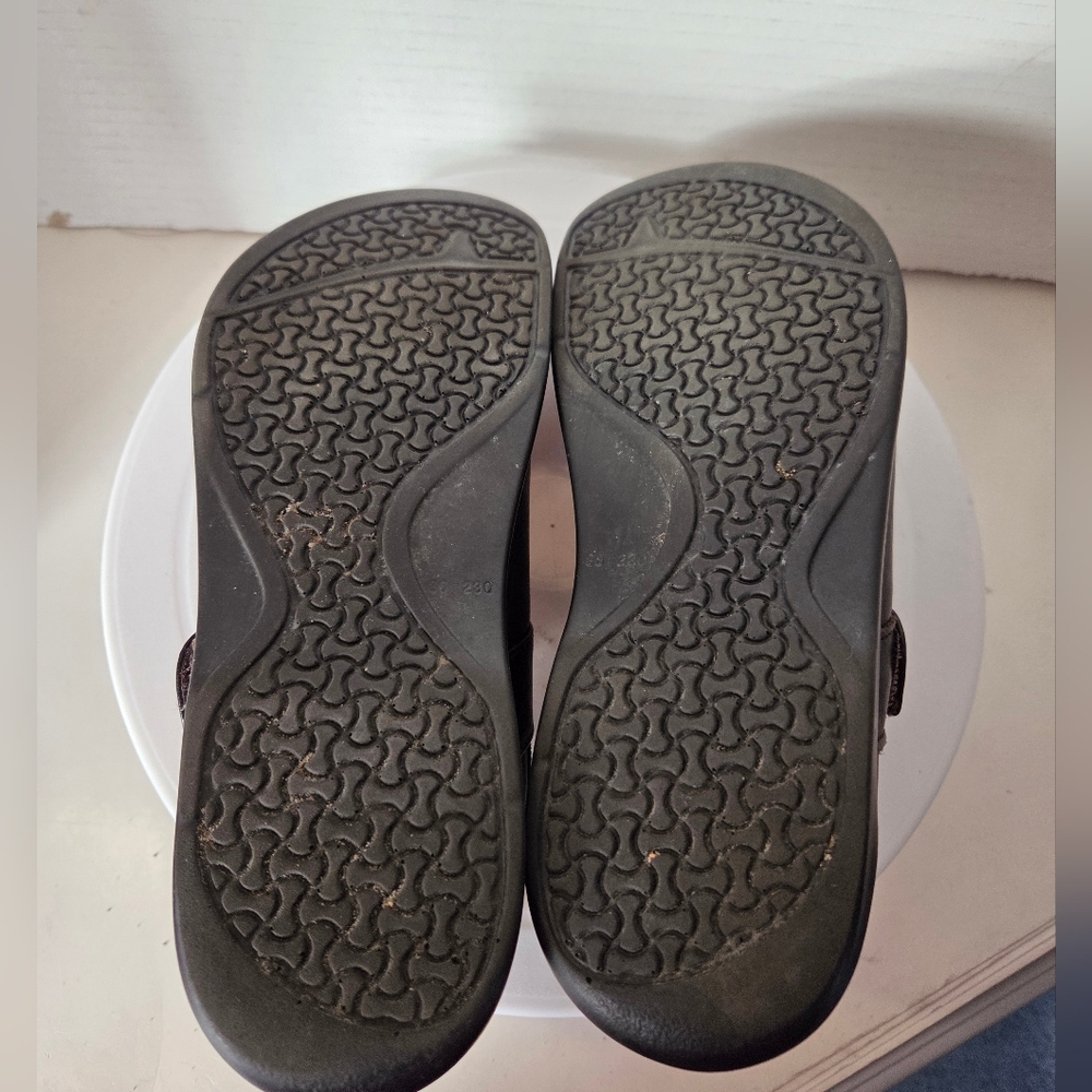 Birkenstock Women's Black Leather Mary Jane Shoes Size 36 Or 5-5.5 - Picture 8 of 9